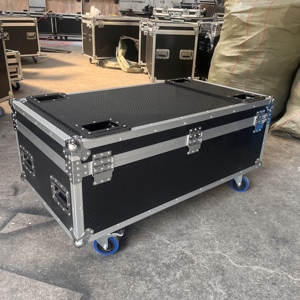 Valigia da trasporto professionale in alluminio rinforzato con sistema di divisori e contenitore Euro per cavi e attrezzature - Product Image 4