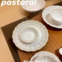 Nouvelle série Yunbei de la marque JADE, assiette à dîner en porcelaine moderne réutilisable et écologique, ensemble de bols multi-usages