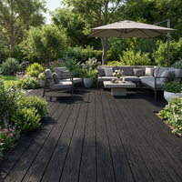 Plancher en WPC rigide 100 % étanche personnalisé pour l'extérieur, avec couche d'usure AC3, pour usage résidentiel et jardin
