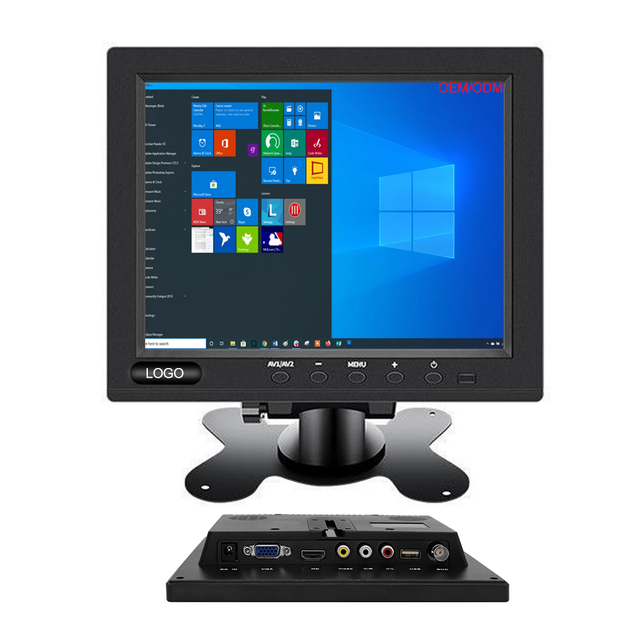 8 Inch IPS Monitor 800x600 Resolution /USB Portable Car-Mounted TV for Raspberry Pi Home Security & Gaming