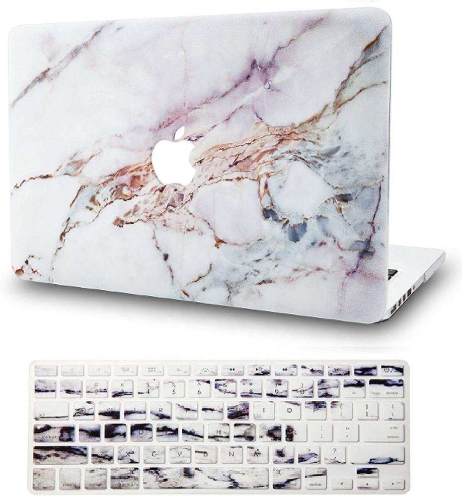 Coque rigide écologique pour ordinateur portable, 1x2 en 1, plastique imprimé, compatible avec mac book Air Pro 13 "/15"