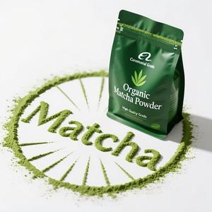 OEM/ODM Té Verde Matcha en Polvo de Grado Etiqueta, Certificado ISO 22000, de Alta Calidad Premium, Mezcla de 1000 Mallas, Té Saludable en Bolsa a Granel - Product Image 1