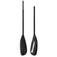 Pagaie de kayak en fibre de carbone avec logo personnalisé Pagaie de kayak légère en 2 pièces à aile réglable de 210cm à 220cm pour kayak