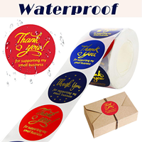 Autocollants en papier adhésif PVC PET imperméables découpés sur mesure avec logo de marque imprimé pour emballage
