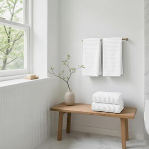 Lot de 6 grandes serviettes de bain en microfibre ultra douces, très absorbantes, écologiques, séchage rapide, de luxe, pour hôtel, spa, salle de sport, maison - Product Image 3