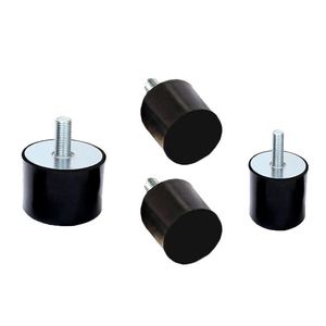 Amortiguadores de Vibraciones Cilíndricos de Goma, Moldes Personalizados, Antivibración, para Muebles, con Tornillo - Product Image 4