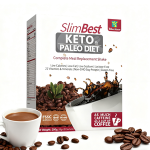 Café <span class=keywords><strong>de</strong></span> remplacement <span class=keywords><strong>de</strong></span> <span class=keywords><strong>repas</strong></span>, riche en protéines, faible en calories, café instantané KETO pour la gestion du poids, <span class=keywords><strong>substitut</strong></span> <span class=keywords><strong>de</strong></span> <span class=keywords><strong>repas</strong></span> sain en fibres, poudre - Product Image 1
