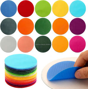 Marqueurs de tapis en polyester personnalisés avec bande auto-agrippante pour les lieux de présence des enseignants, des enfants, des élèves et les vêtements - Product Image 5