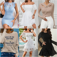 Pabrik Baru Grosir Langsung Pakaian Stok Termurah, Gaun Bekas, Atasan, Kaos Fashion, Celana Sesuai Keinginan
