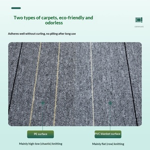 Pavimento in PVC a incastro per interni, per uso commerciale e ufficio, copertura completa per pavimenti in cemento, montaggio diretto - Product Image 3