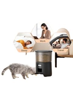 IPetDog Meilleure qualité Smart App Control Distributeur de nourriture pour animaux de compagnie Mangeoire automatique pour animaux de compagnie pour chats chiens Réglage de l'heure Puissance de charge en plastique - Product Image 2