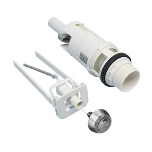 2 Inch ABS Water Saving Eco-Friendly Toilet Flush Valve Replacement <b>Kit</b> Dual Flush Repair Part for One Piece Toilet Chain Rubber - Product Image 2