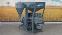 Machine à décortiquer le riz au diesel pour usage commercial, avec décortiqueuse et polisseuse de riz