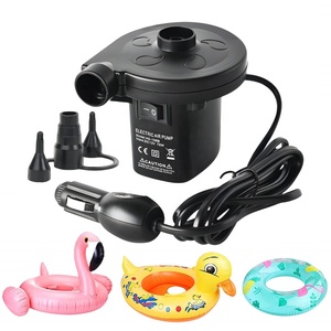 Adaptateur de voiture DC 12v pompe à Air électrique <span class=keywords><strong>gonfleur</strong></span> et pompe de dé<span class=keywords><strong>gonfleur</strong></span> pour matelas à Air lit d'air enfants anneau de natation <span class=keywords><strong>gonfleur</strong></span> de <span class=keywords><strong>piscine</strong></span> - Product Image 1