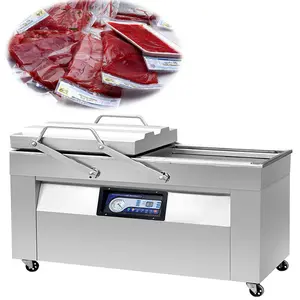 dz 400 500 600 food meat chicken sausage vacuum packing machine vaccum sealer double chamber vacuum packaging machine