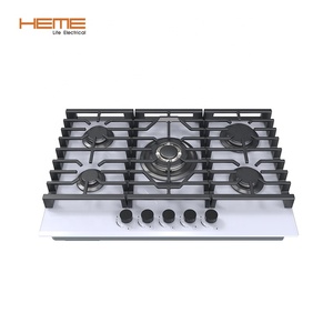 OEM ODM Estufa China Factory Built-in Tempered Glass 5 Burners Gas for Home Kitchen - Product Image 2