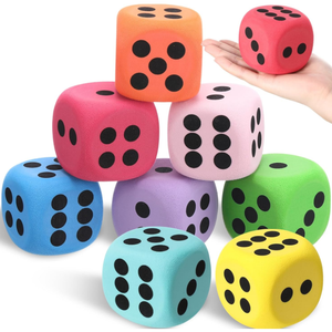 <span class=keywords><strong>Dadi</strong></span> in Schiuma EVA Giganti, Materiale Morbido per Cuscini, Decorazione per Giochi di Società, Produttore - Product Image 4