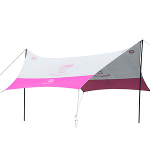 Canopy <b>Tent</b> Outdoor Camping Beach Travel Park Coated Sunshade Butterfly Pavilion <b>Hexagonal</b> Curtain Full Set Waterproof - Product Image 5