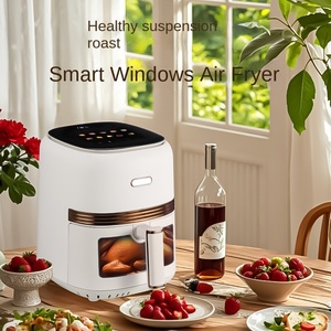 Vente directe usine : Friteuse à air numérique intelligente 4,5 L avec commande tactile, pour une cuisson saine, appareil de cuisine électrique en plastique pour le marché allemand et français - Product Image 6