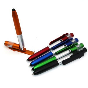 Hot-bán <span class=keywords><strong>5</strong></span> trong <span class=keywords><strong>1</strong></span> đa chức năng ánh sáng bút cảm ứng Stylus bút bi với người giữ điện thoại cho món quà tùy chỉnh bóng bút - Product Image 6
