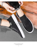 Chaussures de sport à lacets pour hommes, légères et respirantes en maille, avec logo personnalisé HeBei, faible MOQ, printemps-automne, 36 matériaux, prix abordable