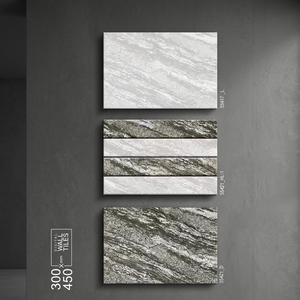 กระเบื้องบุผนังเซรามิกเคลือบลายดอกไม้ขนาด 300x450 มม. รุ่นใหม่ล่าสุด กันน้ำ ทนไฟ เหมาะสำหรับตกแต่งผนังภายนอก ห้องน้ำ ห้องโถง ห้องครัว - Product Image 5
