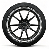 Rines Personalizados Forjados de 5 Radios de 18-22 Pulgadas en Negro Mate y Dorado, 5x112 5x114.3, ET Personalizado, para BMW, Benz, Audi, Sedán, SUV, Rines de Aleación para Carreras