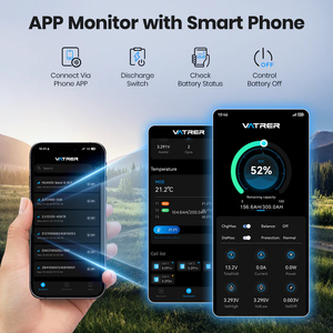 最大功率环保长容量12.8V 200Ah深循环LiFePO4轻型电池，用于电动汽车房车和应用 - Product Image 3