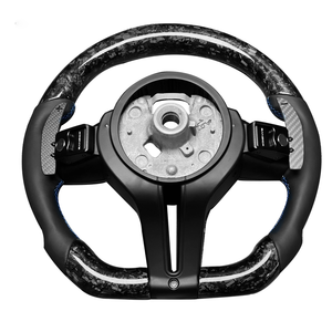 Volant modifié en cuir et fibre de carbone LED forgé pour BMW M8 8 7 X7 6 <span class=keywords><strong>GT</strong></span> X6 M5 5 X5 X4 X3 ZC-G38-YD-D-T-LAJ - Product Image 4