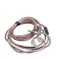 Écouteurs intra-auriculaires filaires de monitoring audiophile Hi-Fi pour scène, avec double transducteur dynamique réglable
