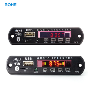 Lettore MP3 12v * 50W scheda decodificatore schermo a colori Bluet00th <span class=keywords><strong>5.0</strong></span> amplificatore TF Radio USB modulo di registrazione per auto Audio DIY Speakerrol - Product Image 1