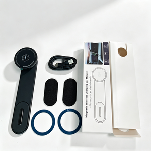Nouveauté Support Téléphone de Voiture pour Tableau de Bord en Aluminium avec Charge Magnétique Sans Fil et Fonction Mémoire - Product Image 6