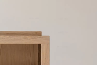 Buffet en chêne en rotin boho japonais fait à la main conception d'accent de ferme pour la chambre à coucher salle à manger meubles de maison en bois pour la décoration intérieure