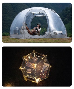 Groothandel Outdoor Camping Pvc Pop-Up Transparante Koepel <span class=keywords><strong>Tent</strong></span> Één Slaapkamer Sterrenhemel 1500-2000Mm Waterdicht Vier Seizoenen Snel - Product Image 4