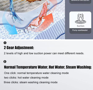 Nettoyeur de tapis <span class=keywords><strong>portable</strong></span> humide et sec chauffant 2026, machines d'extraction, <span class=keywords><strong>injecteur</strong></span>, aspirateur vapeur pour tapis ou canapé - Product Image 5