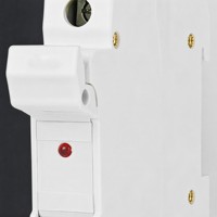 Support de Fusible Modulaire en Plastique 1P 2P 3P 4P avec Indicateur LED, Porte-Fusible en Cuivre Résistant aux Hautes Températures, Certifié IEC AC