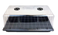 Kit de démarrage de semis réutilisable et écologique à 24 cellules - Barquettes profondes et dôme d'humidité pour un taux de germination plus élevé |   Maison de jardin