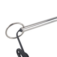 Crochet anal électrique en métal à trois tailles, plug anal, masseur corporel, jouet sexuel BDSM, fétiche pour homme et femme