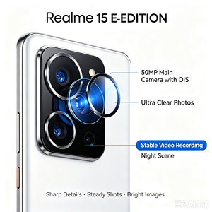 Realme 15 EDITION 5G LTE CDMA โทรศัพท์มือถือ 12GB+512GB หน้าจอ 120Hz กล้อง 50MP OIS ชาร์จเร็ว 67W - Product Image 3