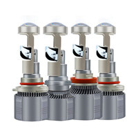 A80 Mini H7 LED Projecteur Lentille Phare Ampoules Feux De Croisement Canbus 20000LM 6000K Blanc RHD LHD Auto Motos Phares Antibrouillard Phare