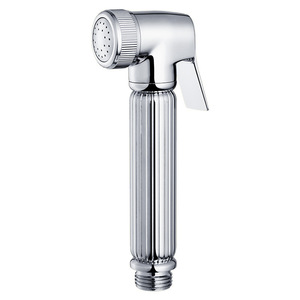 LIRLEE Bidet WC Shattaf en alliage de zinc chromé de haute qualité, à sortie d'eau unique, argenté, économiseur d'eau, avec filtre - Product Image 3