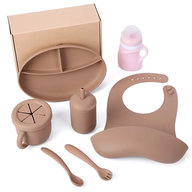 Gobelets à Snack pliable en Silicone pour bébés, gobelet de qualité alimentaire, pas de déversement, collection de