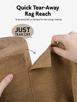 Für fusselfreie, wiederverwendbare 40er-Pack moderne Küchen-Geschirrtücher, umweltfreundliche, abreißbare Mikrofaserrolle 175 g/m² für Zuhause und Auto