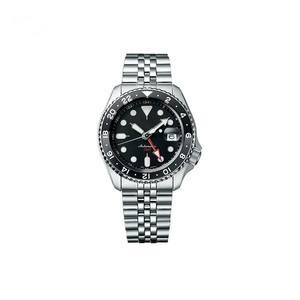 Nuevo Reloj Mecánico Deportivo GMT para Hombre S 5, de Lujo, con Cadena de Cinco Eslabones, con Indicador de Color, Movimiento 4R 34, Ancho de Correa 18 mm - Product Image 1