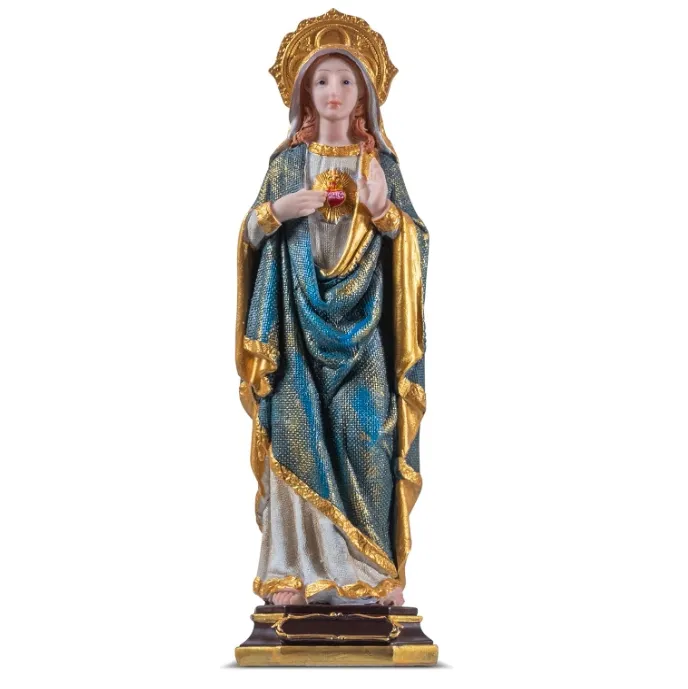 Kerajinan Resin patung hati imakuler Mary