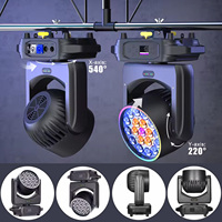 Projecteur à tête mobile Wash LED Zoom Strobe 19x8W RGBW 4-en-1 DMX512 avec contrôle vocal pour DJ, KTV et soirées – Vente en gros