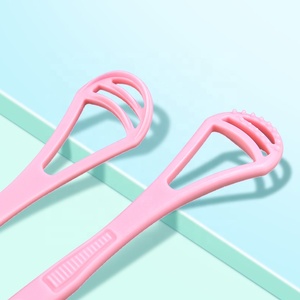 Wholesale Private Label Colorful Silicone & Plastic Tongue Cleaner Scraper for Effective Tidying - Product Image 4