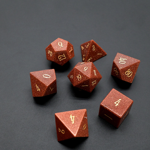 High Quality Versatile Red Sandstone Engraved <strong>Dice</strong> Set for <strong>Decision</strong>-<strong>making</strong> Tool Board Game Role-playing Games RPG Dices - Product Image 1