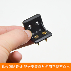 Sike Yuan Thickened <b>Nylon</b> Plastic Corner Bracket 90 Degree L-Shaped Shelf Support Hardware Triangle Brace - Product Image 3