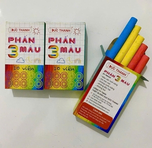 Safe For Kids Dustless <b>Chalk</b> Box Set 3 Colors Mixed Non Toxic Washable Drawing Stationery Supply Global Sourcing - Product Image 1